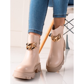 Bestelle Botas Bege Com Corrente 1 Bestelle Botas Bege Com Corrente 1