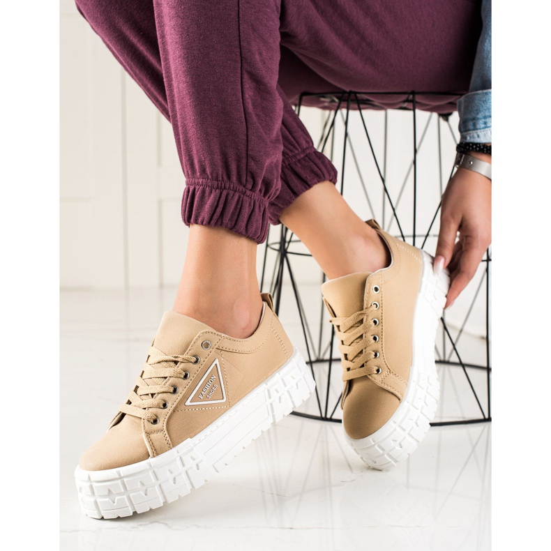 Goodin Sapatos Moda Marrom bege 2