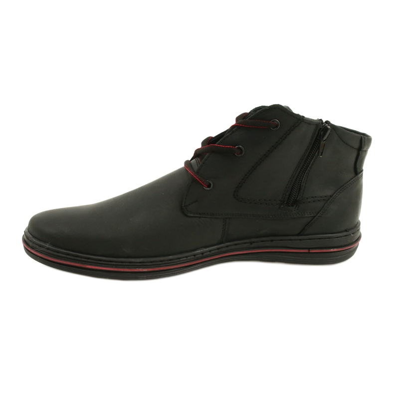Polbut 339 sapatos masculinos negros preto 2