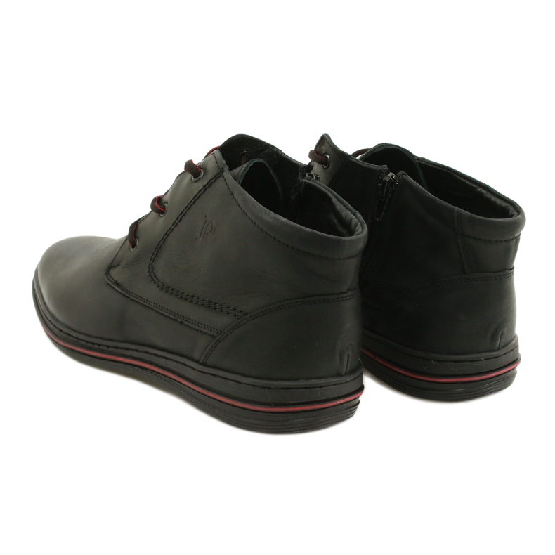 Polbut 339 sapatos masculinos negros preto 5