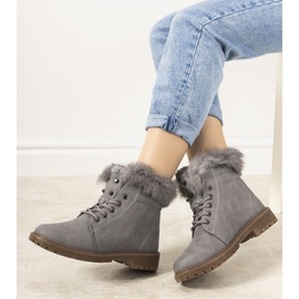 Botas femininas cinza LeBatelier 2