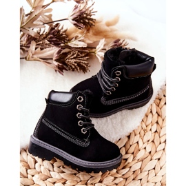 Trappers Botas Infantis Black Milos preto 2 Trappers Botas Infantis Black Milos preto 2