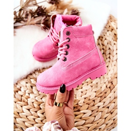 Trappers infantil botas rosa milos 2