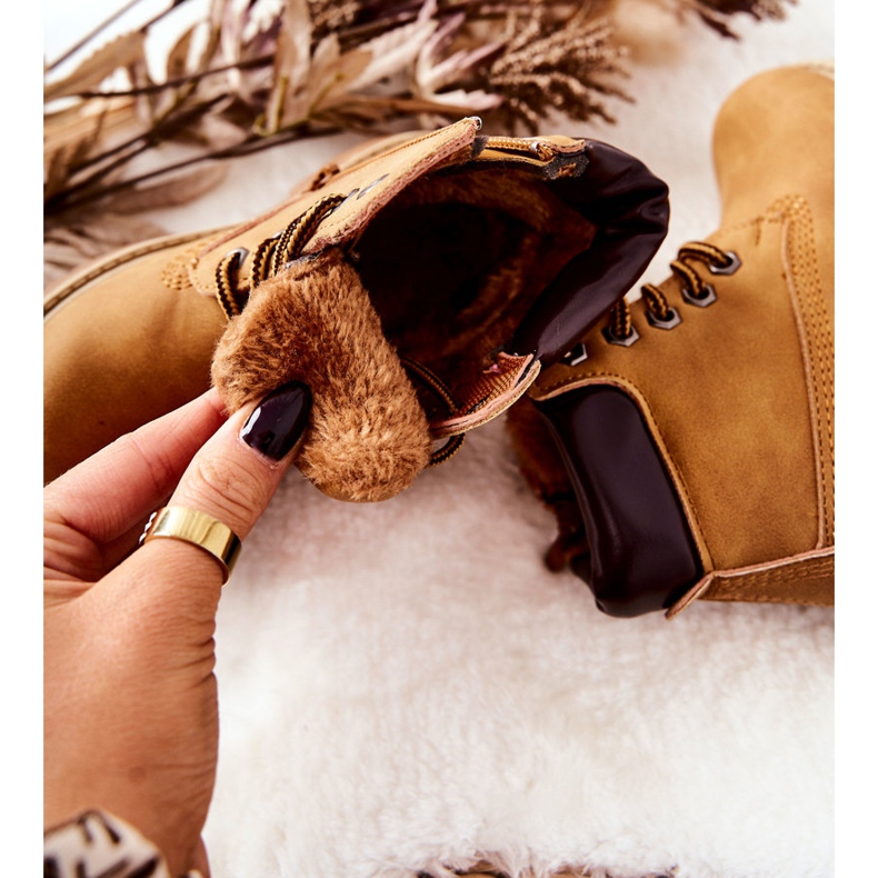 Crianças Trappers Boots Camel Milos marrom 1