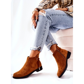 Botas femininas camelo camel número marrom 2