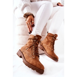 Calça Botas Trabalhadores Camel Kimmie marrom 1