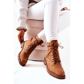 Calça Botas Trabalhadores Camel Kimmie marrom 2