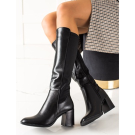 Groto Gogo Botas elegantes de salto alto preto 2