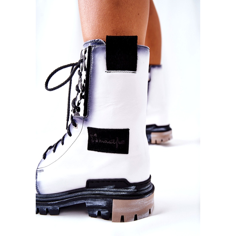 Botas de couro Botas quentes Maciejka Branco 05113-11 preto 1 Botas de couro Botas quentes Maciejka Branco 05113-11 preto 1