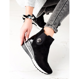 W. Potocki Botas em cunha Potocki preto 2