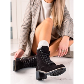 Goodin Botas confortáveis ​​de salto alto preto 2