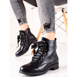 Evento Botas Com Amarração Decorativa preto 2