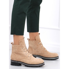 Botas de amarrar Bing Beige bege 2 Botas de amarrar Bing Beige bege 2