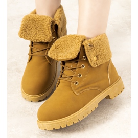 Botas femininas com isolamento de camelo Ida marrom 1