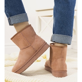 Botas de neve de pele rosa Lucilla 2
