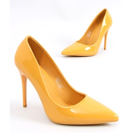 Salto alto feminino Ida Yellow amarelo 1
