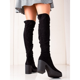 Seastar Botas de plataforma elegantes preto 1