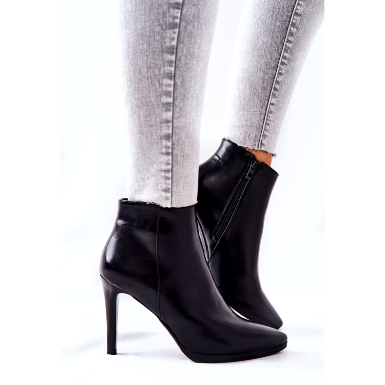 Botas femininas de salto alto Sergio Leone BT501 preto 3