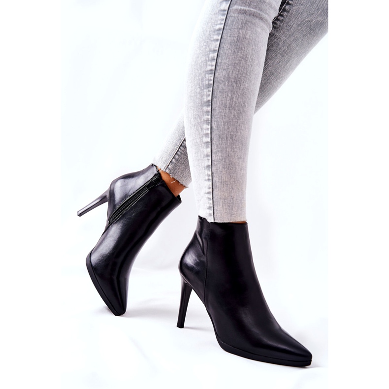 Botas femininas de salto alto Sergio Leone BT501 preto 4