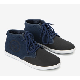 Calçado desportivo azul marinho para homem sapatilhas Raoul azul-marinho 1