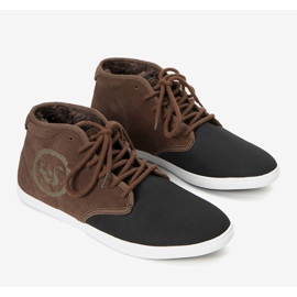 Sapatos esportivos masculinos marrons Raoul tênis castanho 1