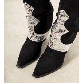 Botas de cowboy pretas da Luciana preto 1