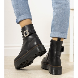 Botas femininas negras com isolamento Henra preto 1