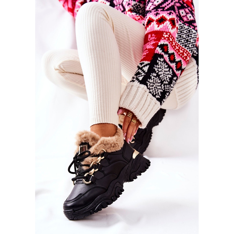 PM1 Sapatos esportivos de couro preto brilhante preto quente 2