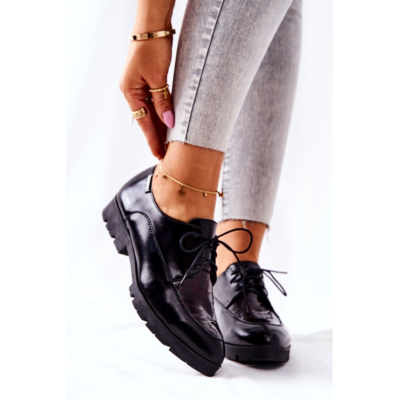 Sapatos de couro Monnari M73 / 1 Preto multicolorido 1