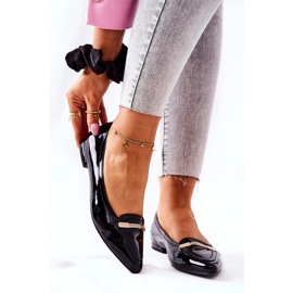 Bailarinas Monnari Couro Lacado 0160-020 Preto 1