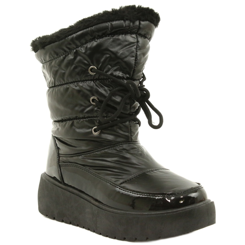 Botas de neve amarradas pretas Filippo DBT3403 preto 1