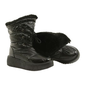Botas de neve amarradas pretas Filippo DBT3403 preto 4