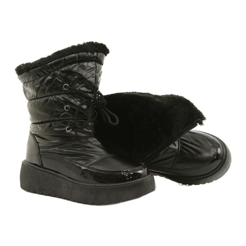 Botas de neve amarradas pretas Filippo DBT3403 preto 4