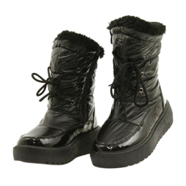 Botas de neve amarradas pretas Filippo DBT3403 preto 2