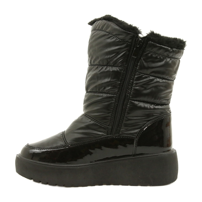 Botas de neve pretas do tipo floco de neve Filippo DBT3404 preto 2
