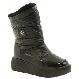 Botas de neve pretas do tipo floco de neve Filippo DBT3404 preto 1 Botas de neve pretas do tipo floco de neve Filippo DBT3404 preto 1