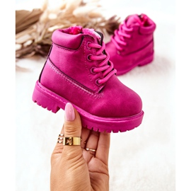 Botas aquecedoras infantis fúcsia Dexter rosa 2