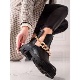 Seastar Botas pretas da moda preto 1
