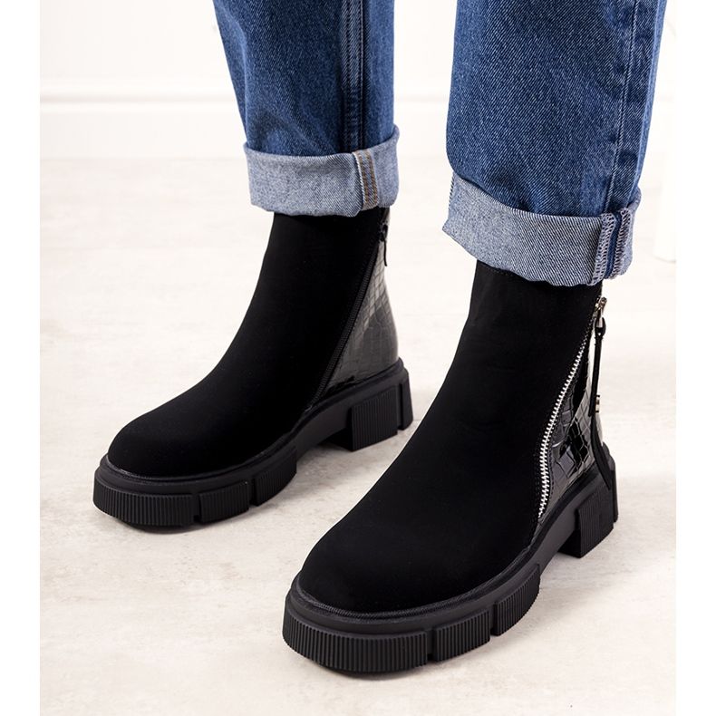 Botas femininas com isolamento preto da Eitan 1