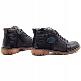 Mario Pala Botas de inverno masculinas negras de 865 MP preto 3