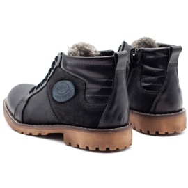 Mario Pala Botas de inverno masculinas negras de 865 MP preto 6