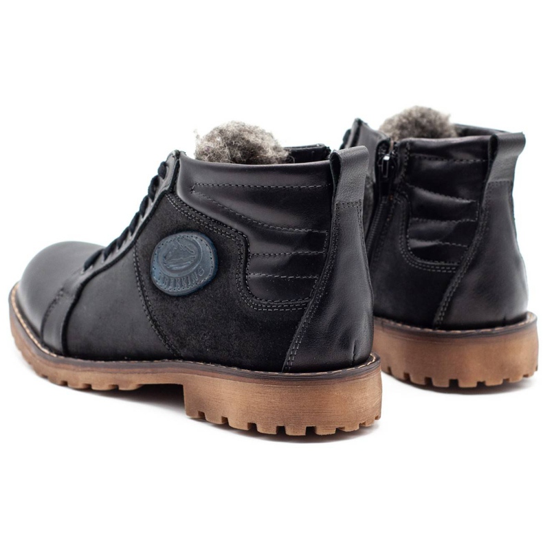 Mario Pala Botas de inverno masculinas negras de 865 MP preto 6