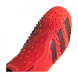 Chuteiras Adidas Predator Freak + Fg M FY6238 laranjas e vermelhos 4