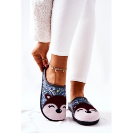 Chinelos Quentes Rena Azul Taffy 1 Chinelos Quentes Rena Azul Taffy 1