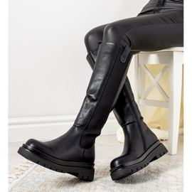 Botas femininas pretas com isolamento térmico Inan preto 1 Botas femininas pretas com isolamento térmico Inan preto 1