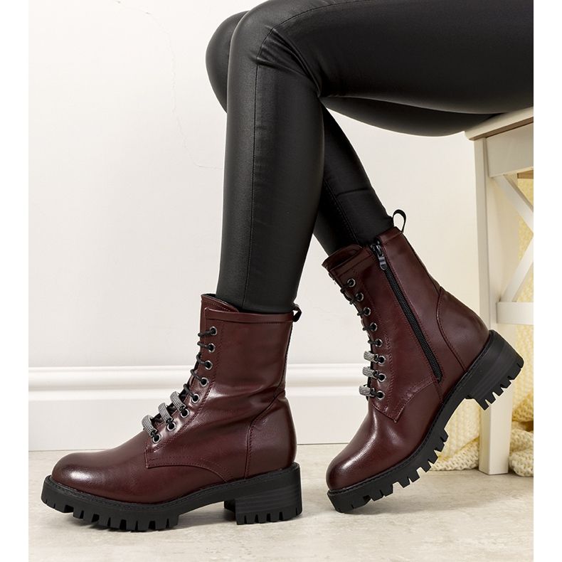 Botas com isolamento marrom Valdez clarete 1