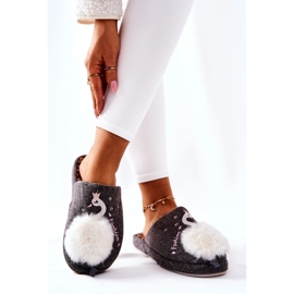 Chinelos quentes cisne de Gray Rey cinza 2 Chinelos quentes cisne de Gray Rey cinza 2