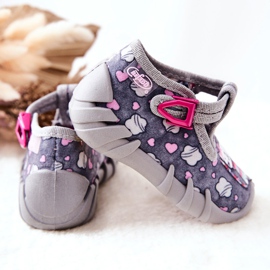 BEFADO S.A. Sapatos Chinelos Befado Kotki 110P326 Cinza 1