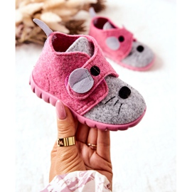 BEFADO S.A. Chinelos Befado Myszka 526P104 Rosa-Cinza 2