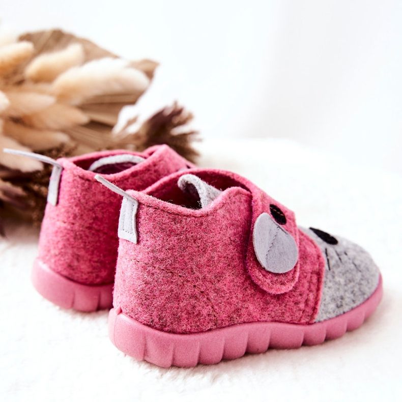 BEFADO S.A. Chinelos Befado Myszka 526P104 Rosa-Cinza 1